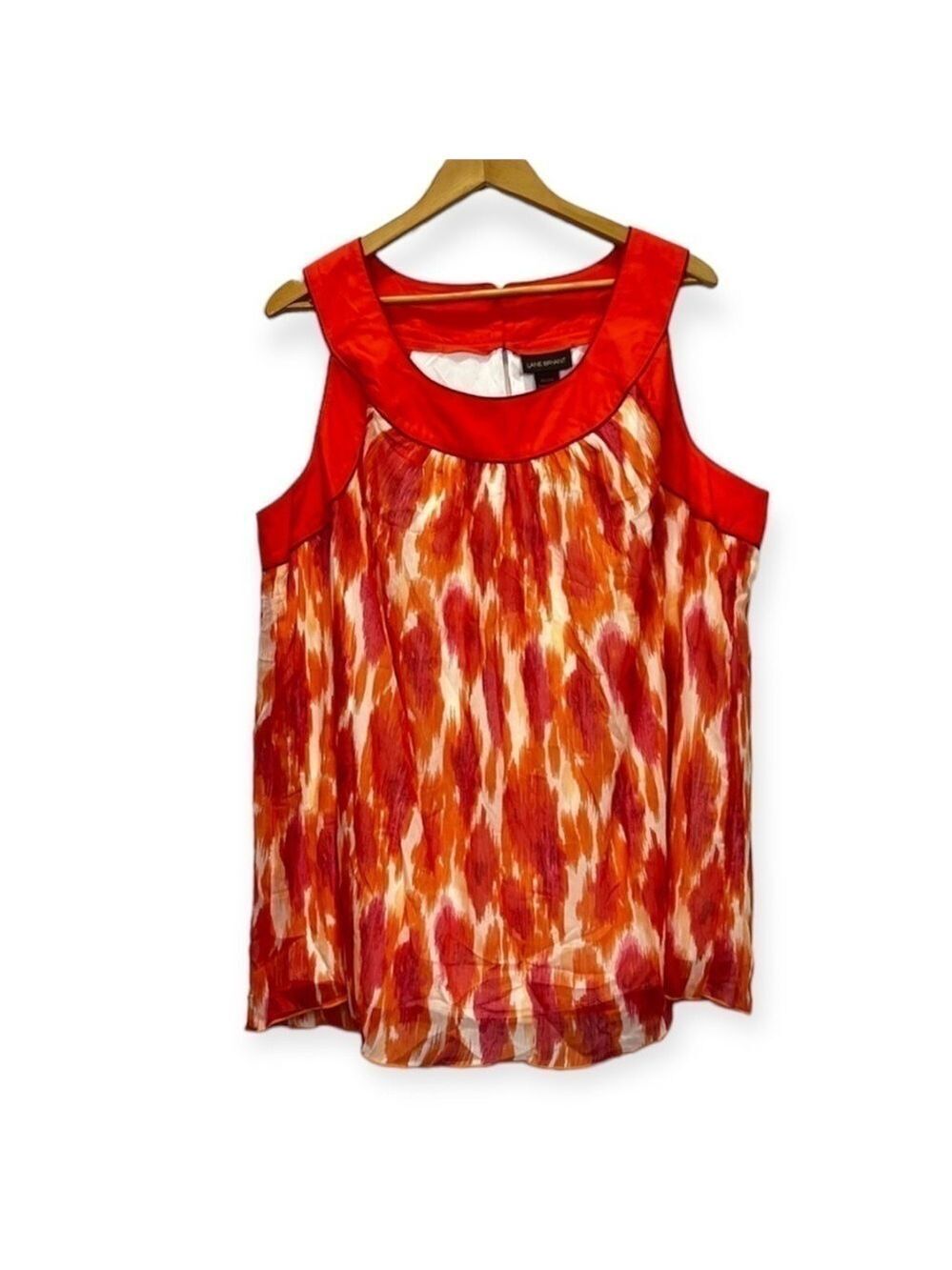 Lane Bryant Orange Sleeveless Tops Size 22/24